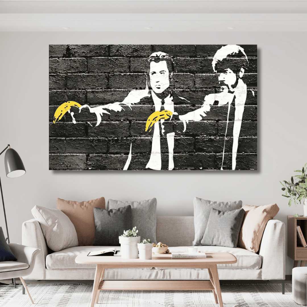 Pulp Fiction Banana - Banksy