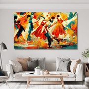 Dancing in the village 