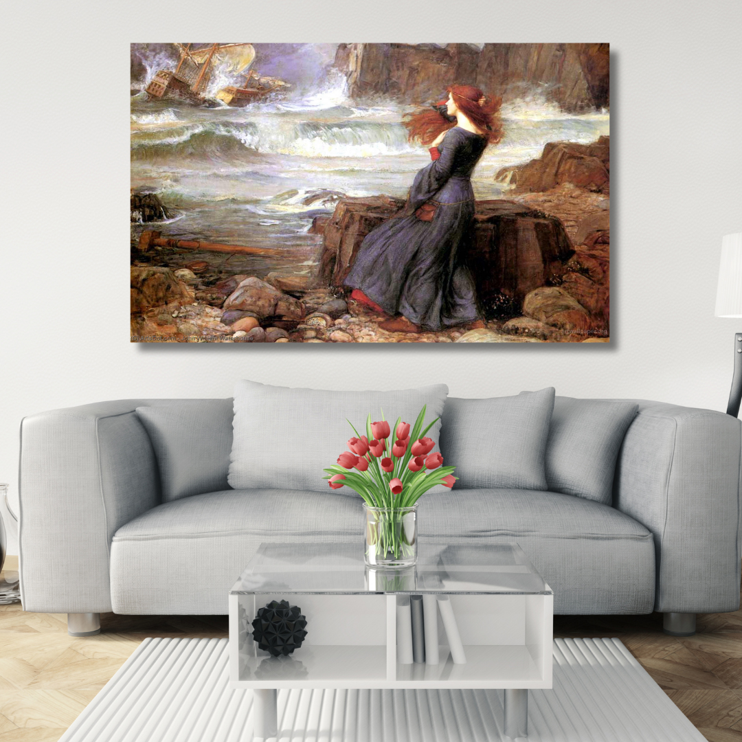 Miranda and the Tempest - John William Waterhouse 