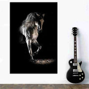 Cavallo sotto il riflettore