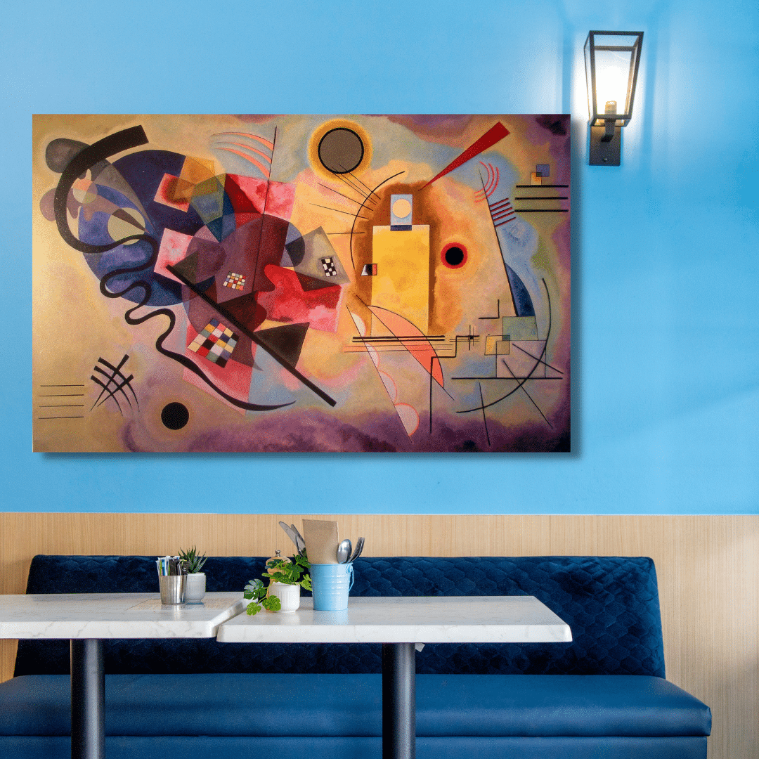 Astrattismo colorato  Stampa Tela Canvas