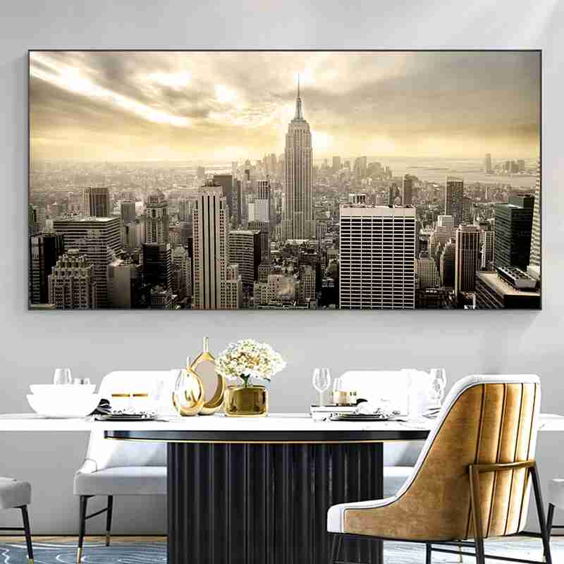 New York Skyline at Night 