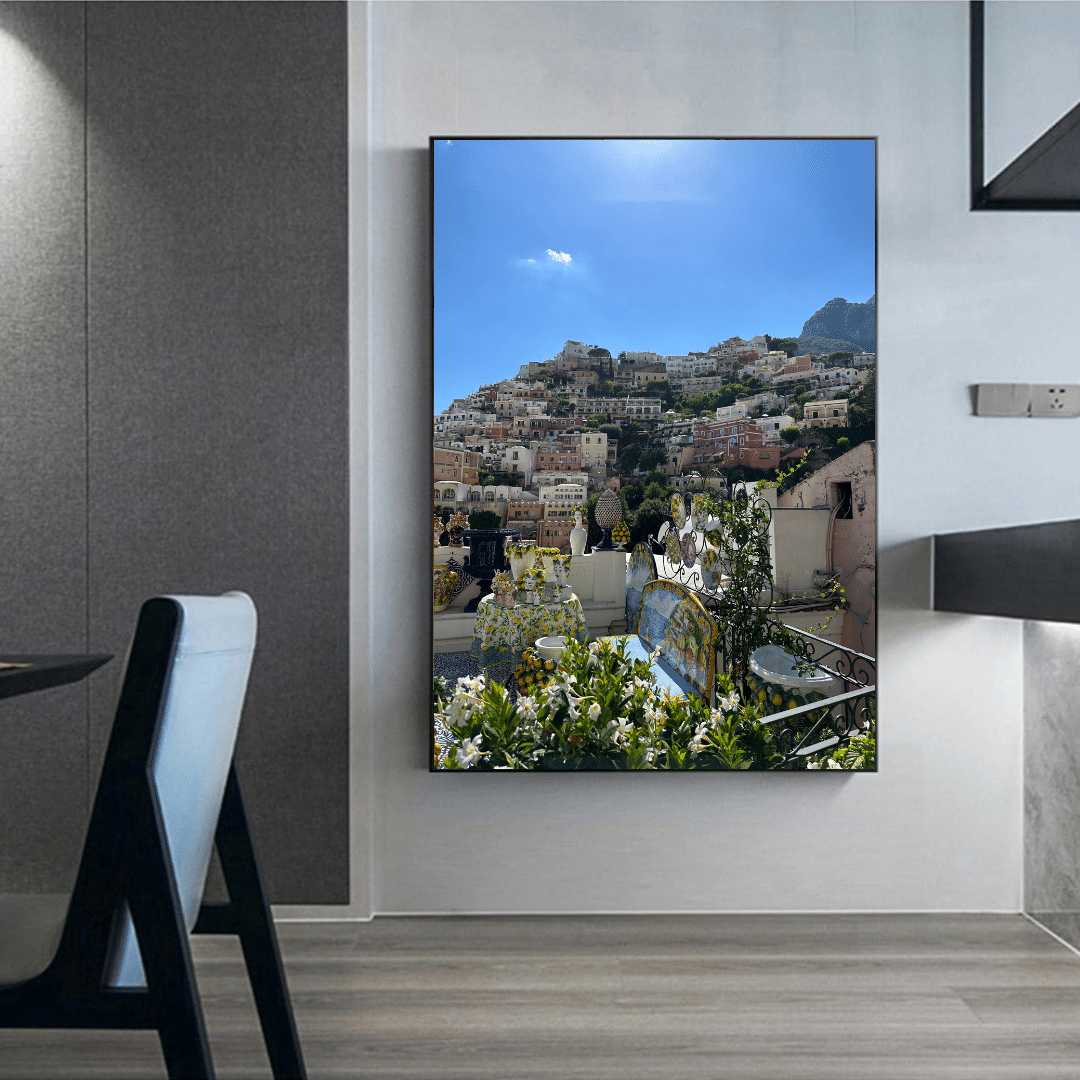 Terrace overlooking Positano 