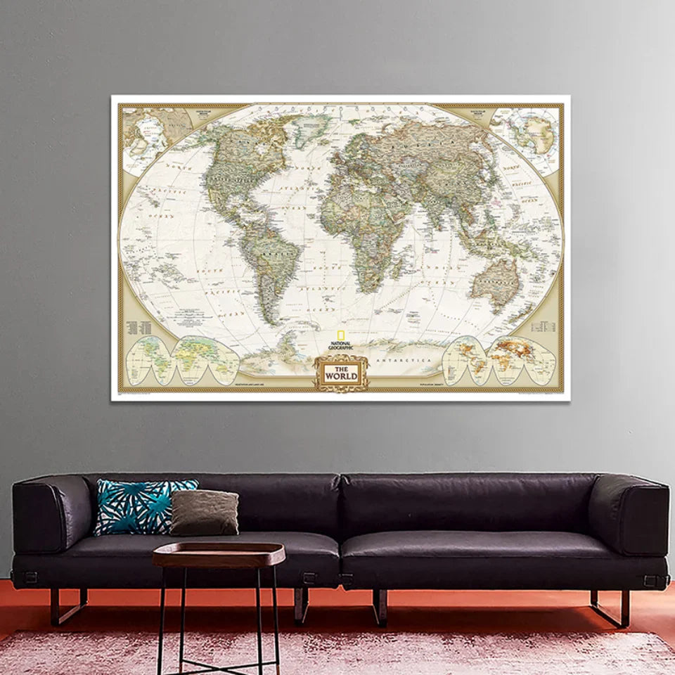Mappa del Mondo The World