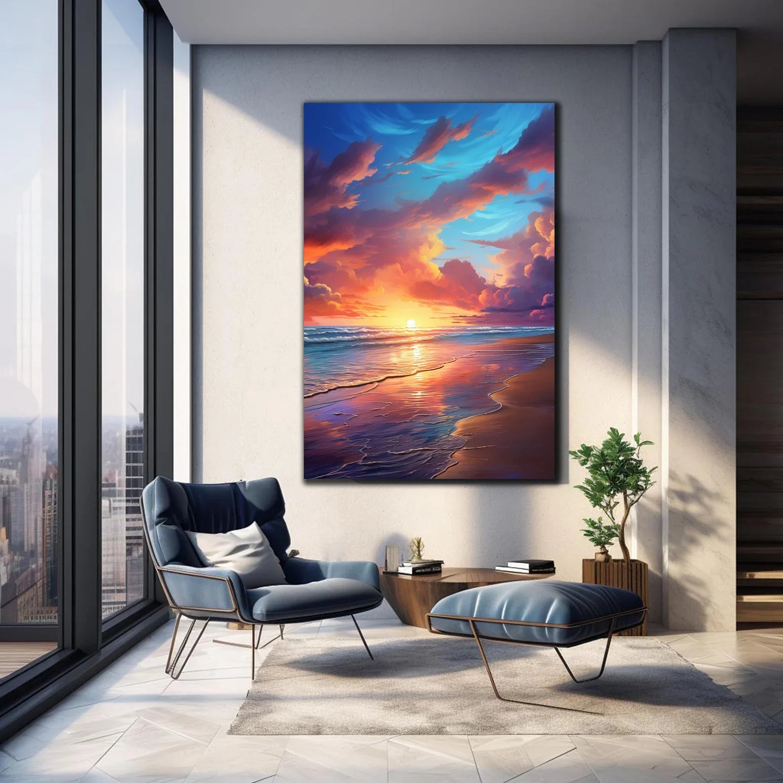 Sweet sunset at the sea 