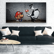 Super Mario e il poliziotto - Bansky