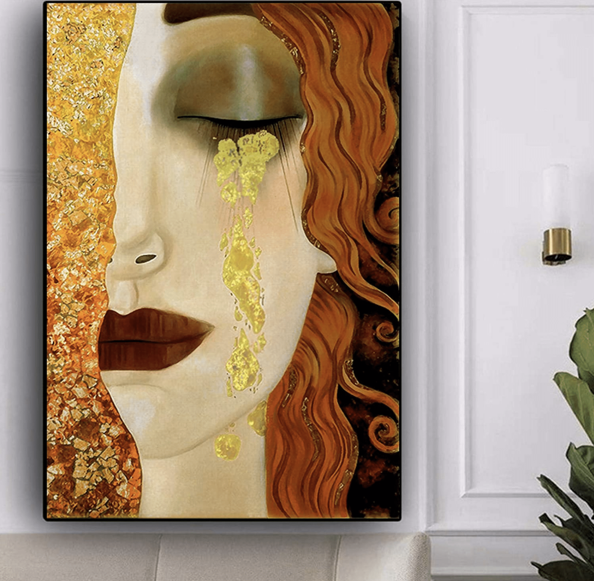 Lacrime dorate e bacio - Gustav Klimt
