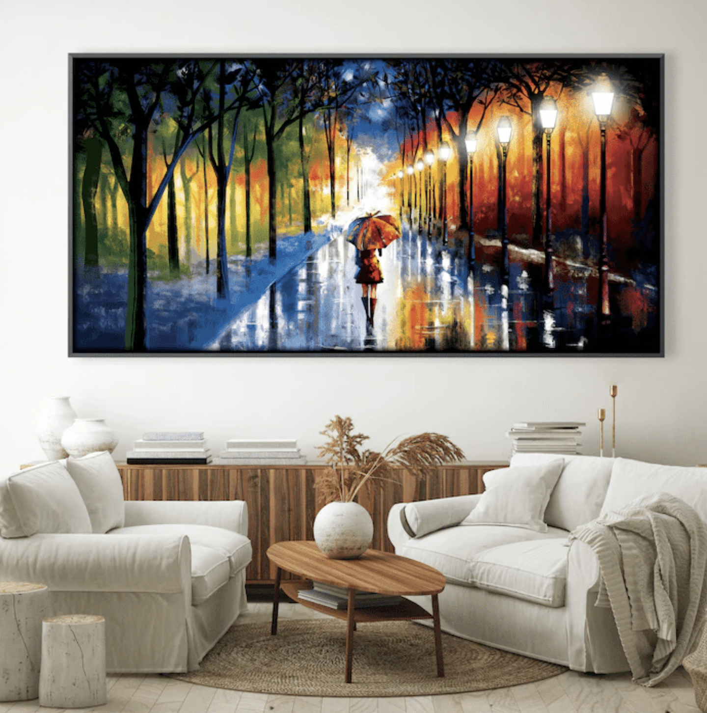 Serata di pioggia in autunno