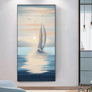 Sailing boats at sunset 