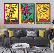 Set Keith Haring 3 pezzi