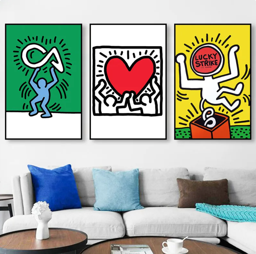 Set Keith Haring Happiness – Set 3 Pezzi