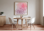 Watercolor explosion of pink and lilac