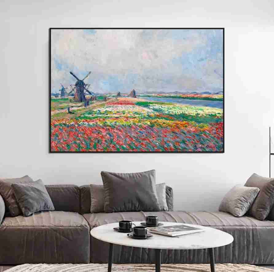 Campo vicino ad Hague - Monet