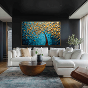 Albero con Foglie Dorate